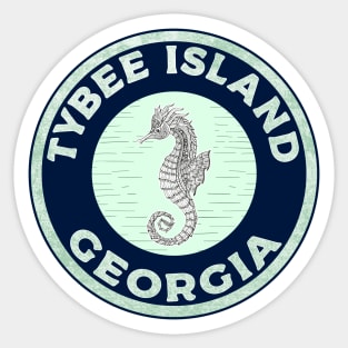 Tybee Island Georgia Savannah Beach Sticker